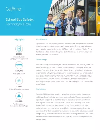 school bus safety technology s role