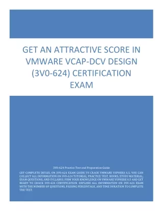 get an attractive score in vmware vcap dcv design