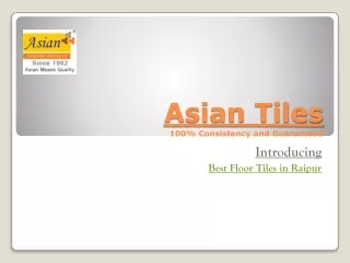 Asian Tiles | 100% Consistency Guaranteed