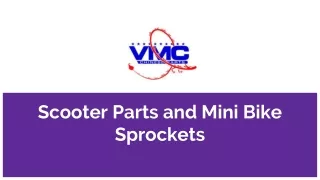 scooter parts and mini bike sprockets