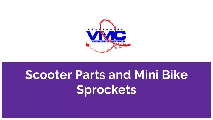scooter parts and mini bike sprockets
