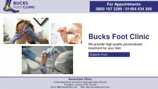 Diabetic Foot Care Assessment | Bucks Foot Clinic | UK