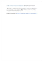 Top PHP Web Application Development Company - PHP Web Development Services - slide 1