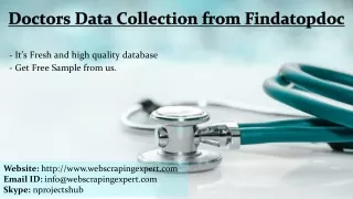 doctors data collection from findatopdoc