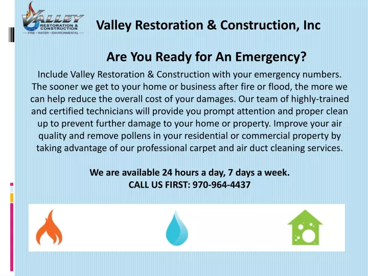 valley restoration construction inc