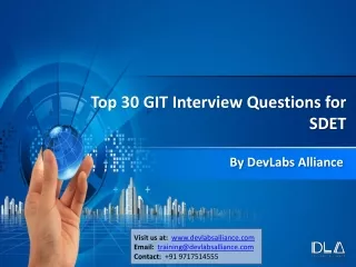 top 30 git interview questions for sdet