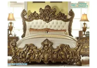 Royal Handmade Solid Wood King Bed
