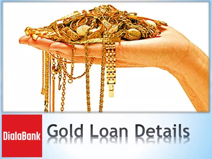 gold loan details