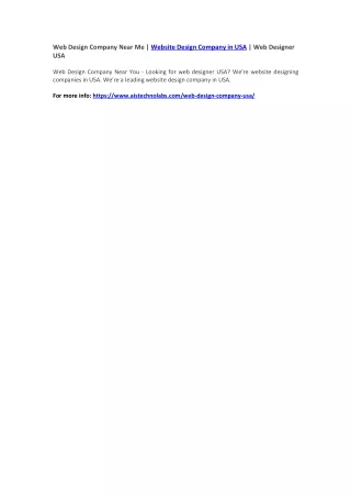 web design company near me website design company