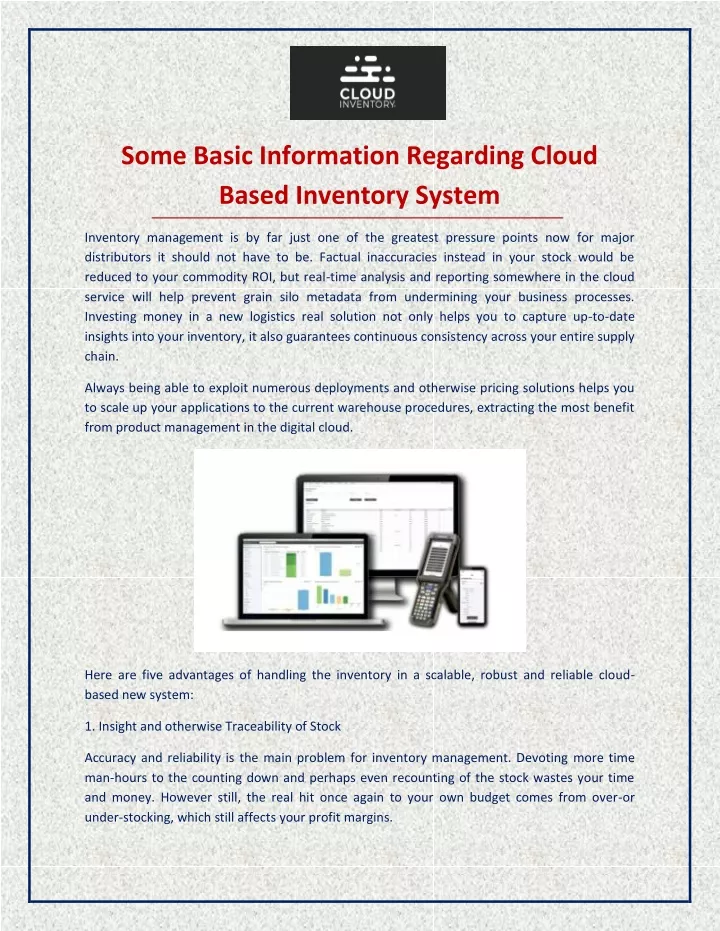 some basic information regarding cloud based