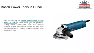 bosch power tools in dubai
