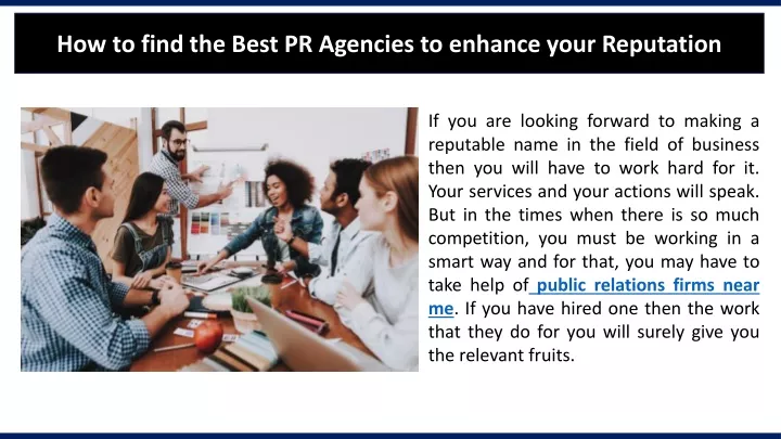 how to find the best pr agencies to enhance your