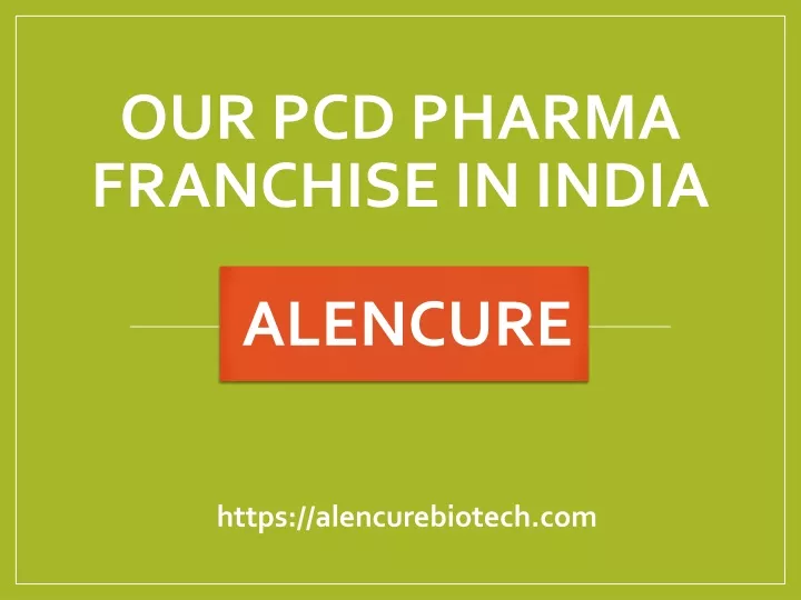 our pcd pharma franchise in india