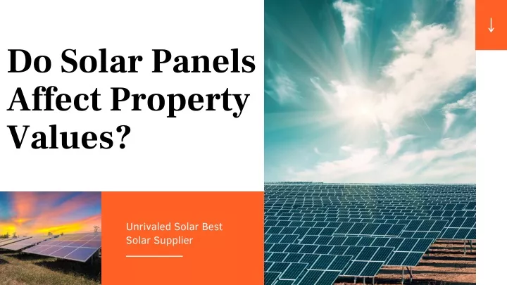 do solar panels affect property values