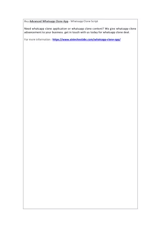 buy advanced whatsapp clone app whatsapp clone