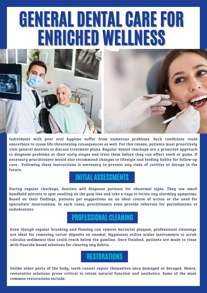 general dental care for general dental care