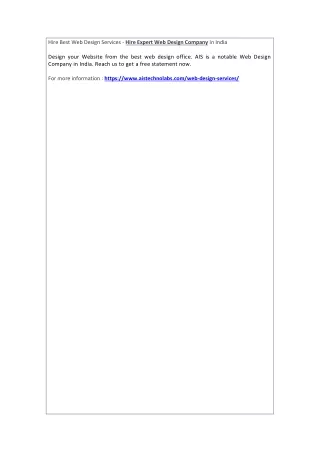 hire best web design services hire expert