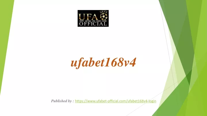 published by https www ufabet official com ufabet168v4 login