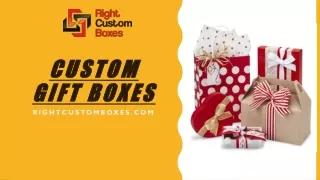 Get Custom Gift boxes | Custom Packaging Wholesale