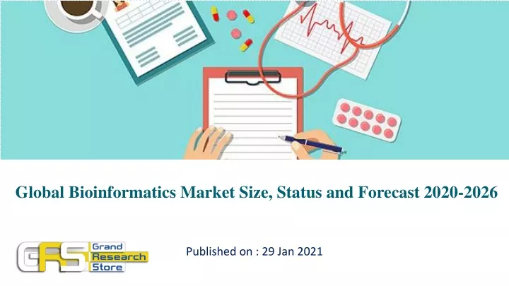 global bioinformatics market size status