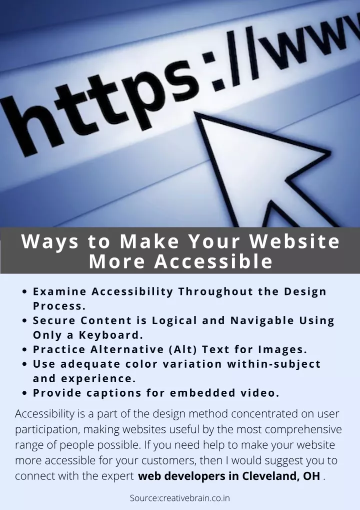 ways to make your website more accessible