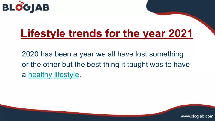 lifestyle trends for the year 2021