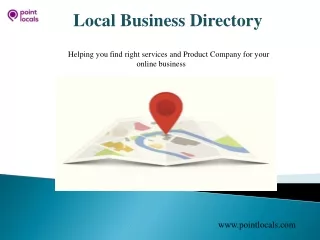 Benefits of Local Business Directory - POINTLOCALS