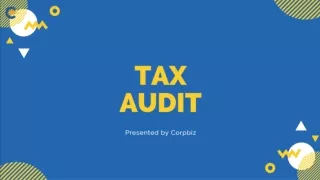 Tax Audit