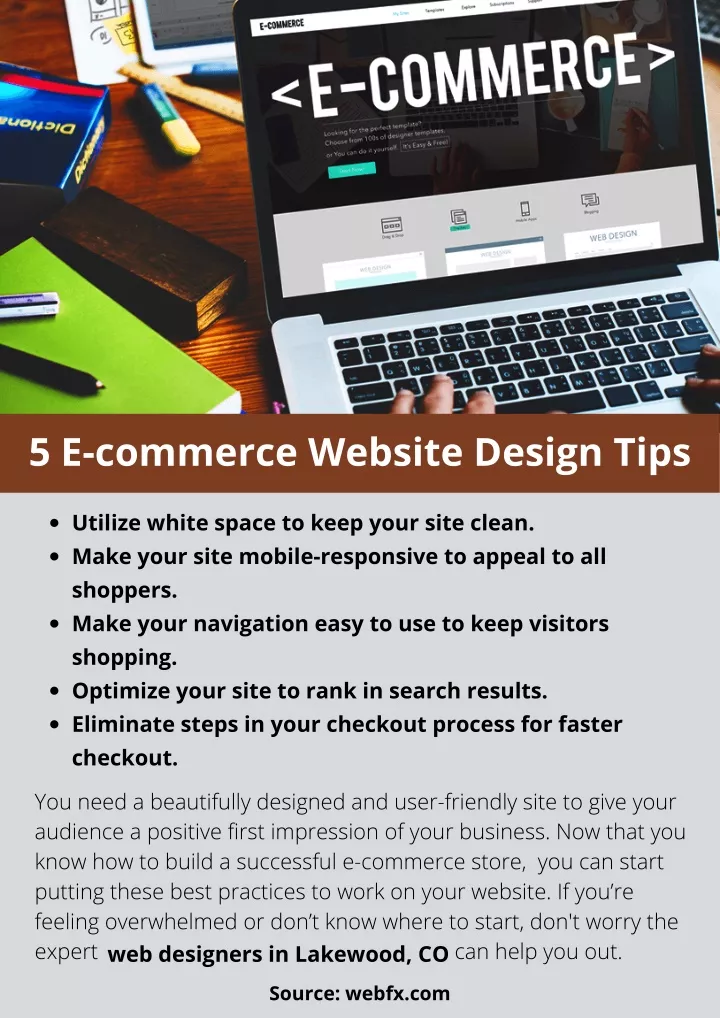 5 e commerce website design tips