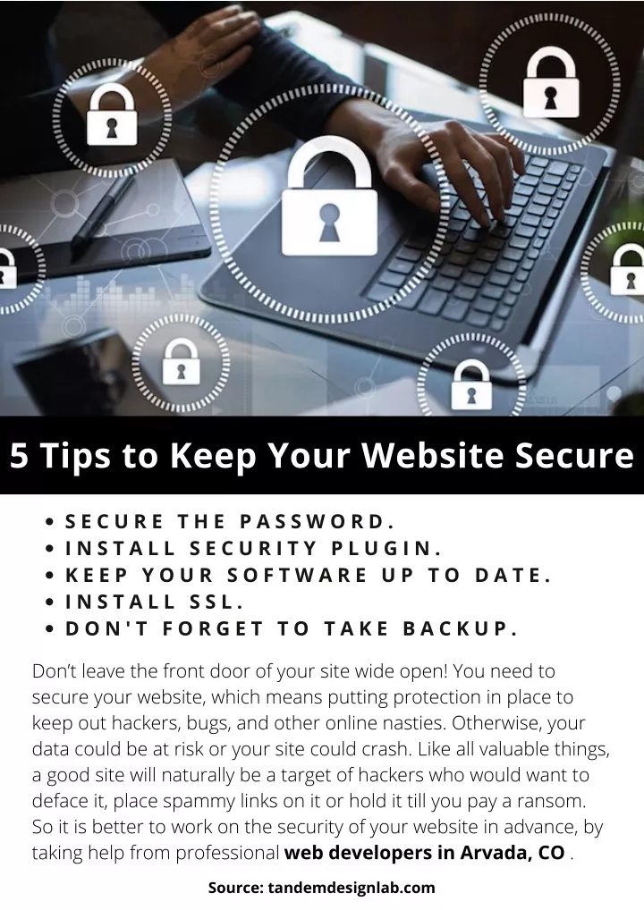 5 tips to keep your website secure