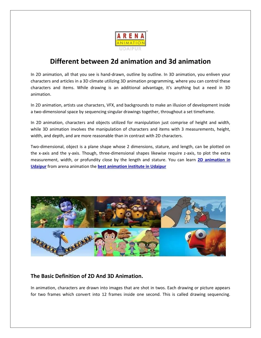 PPT - Difference between 2d animation and 3d animation PowerPoint ...