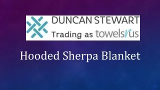 Hooded Sherpa Blanket