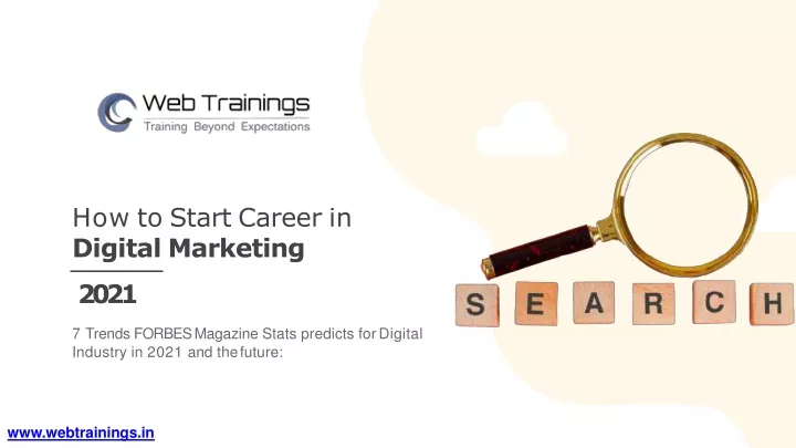 how to start career in digital marketing 2021