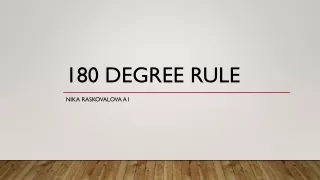 180 degree rule