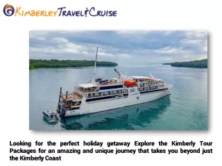 Kimberley Packages - Kimberley Travel & Cruise
