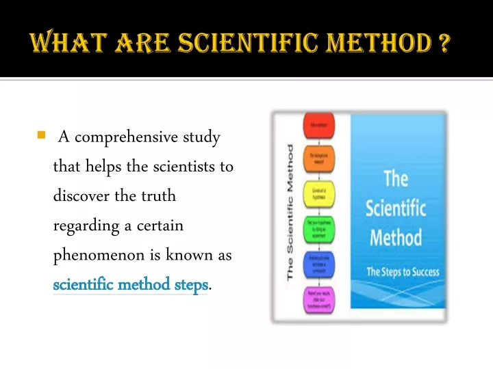 what are scientific method