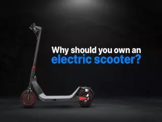 Electric Scooters are the Future of Mobility
