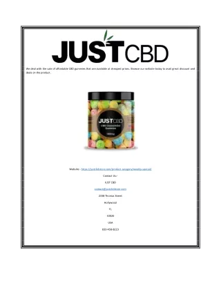 we deal with the sale of affordable cbd gummies
