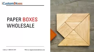 paper boxes wholesale