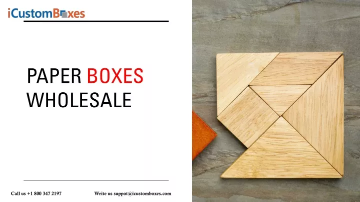 paper boxes wholesale