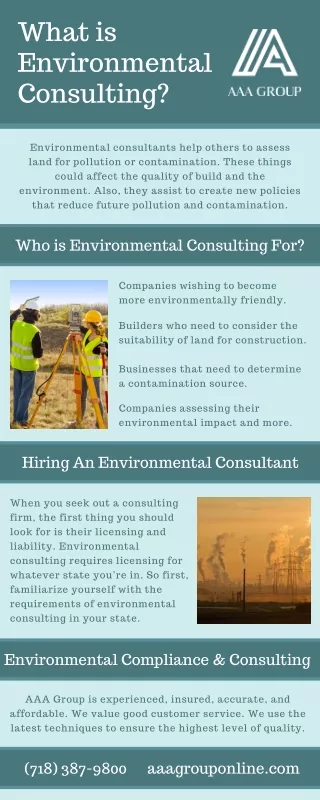 what is environmental consulting