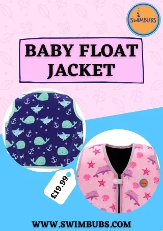 Versatile Kids Swim Jacket | Blue and Pink Color | Swimbubs