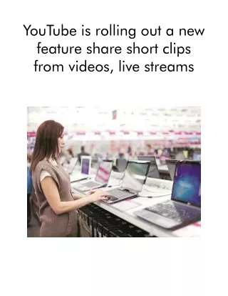 youtube is rolling out a new feature share short