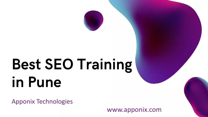 best seo training in pune