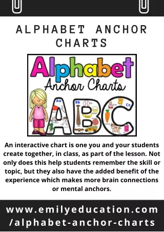 alphabet anchor charts