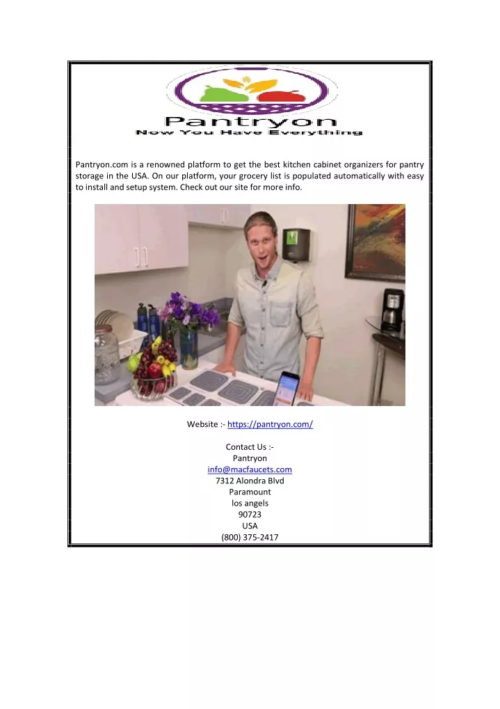 pantryon com is a renowned platform