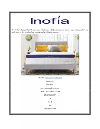 buy all the inofia s comfortable mattresses
