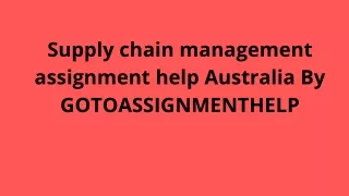 Supply chain management assignment help | Conflict assignment help | Porters Five assignment help