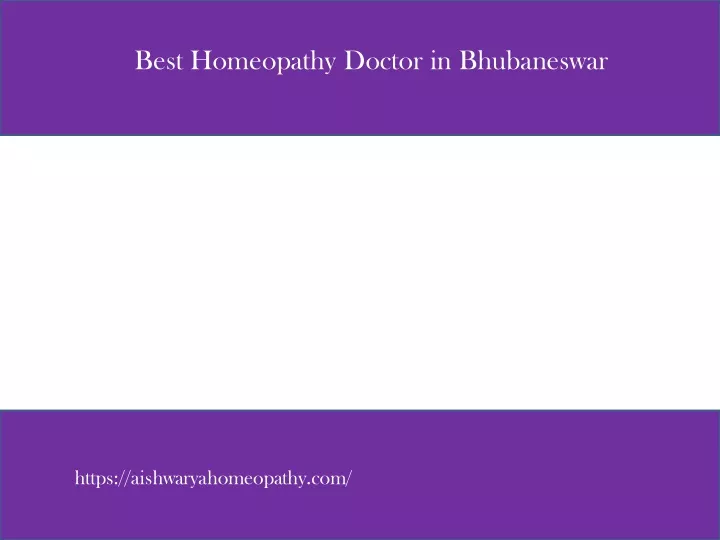 best homeopathy doctor in bhubaneswar