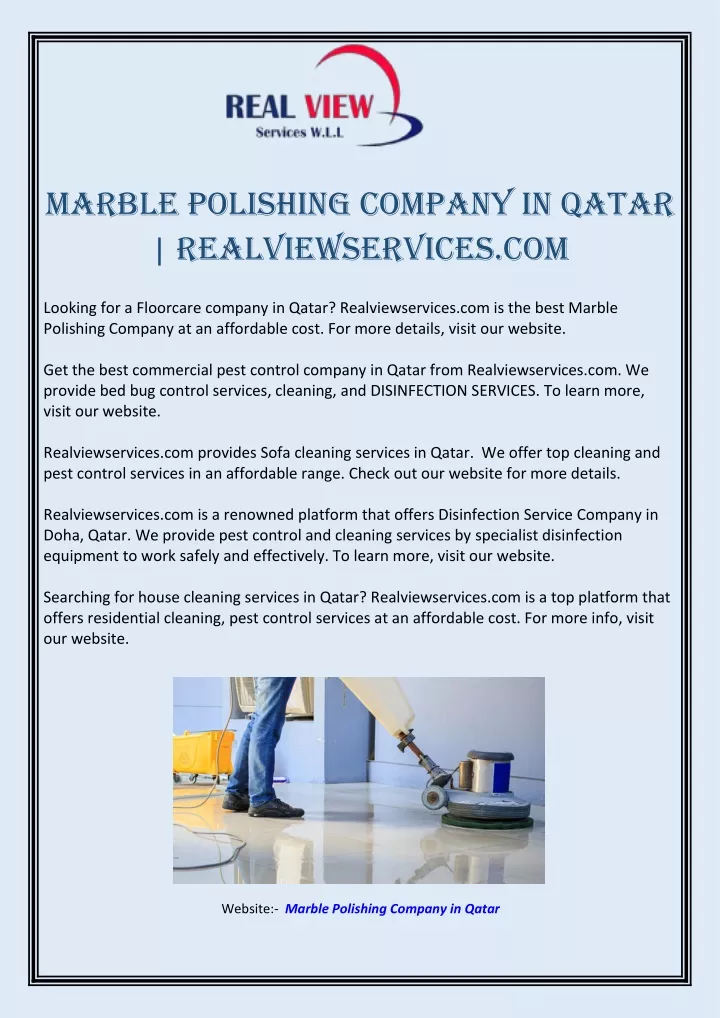 marble polishing company in qatar
